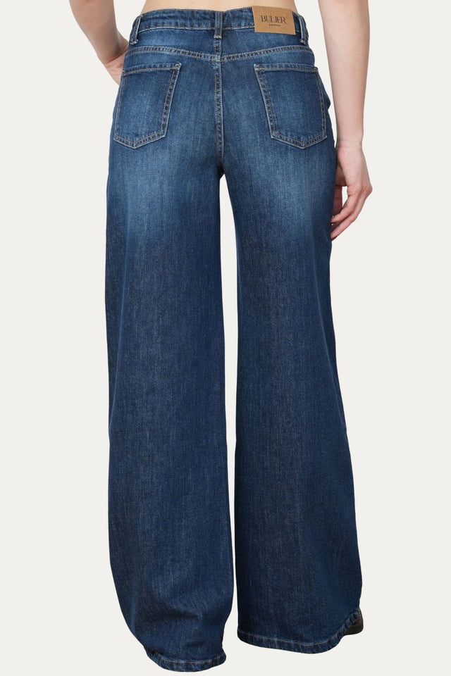 Jeans palazzo DEA tessuto Comfort - Denim Blu