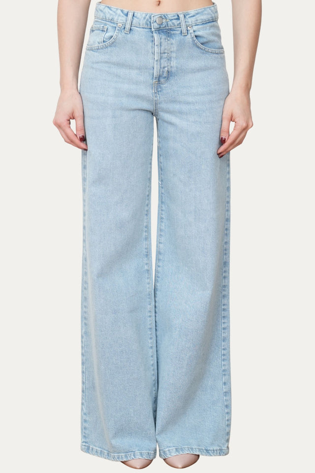 Jeans palazzo DEA tessuto Comfort - Light Wash