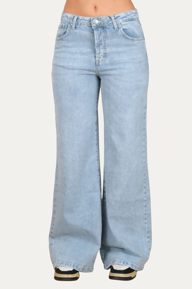 Jeans palazzo DEA tessuto Comfort - Light Wash
