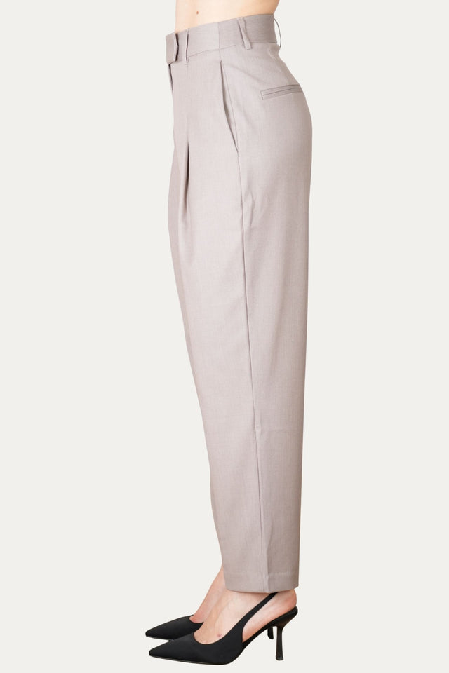 Pantalone sigaretta sartoriale - Greige