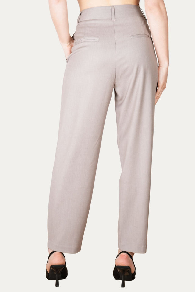 Pantalone sigaretta sartoriale - Greige