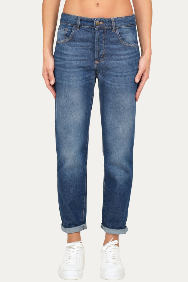 Jeans boyfriend SAMMY tessuto slegato - Denim Blu