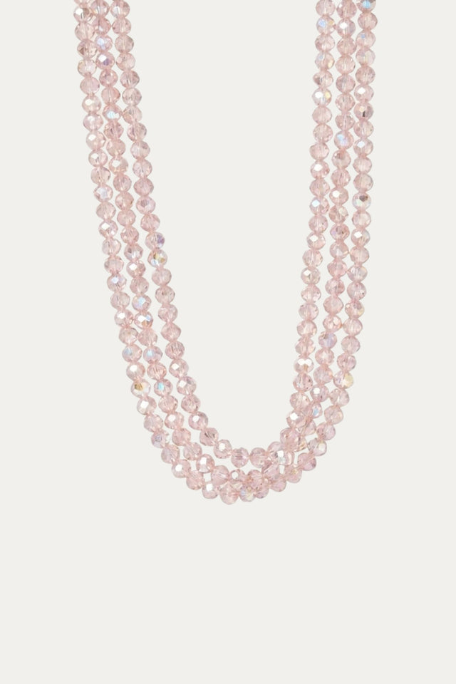 Collana punto luce - Rosa