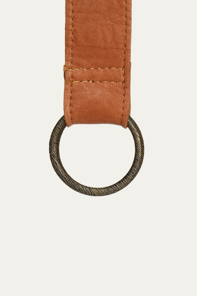 Cintura doppio anello - Cuoio