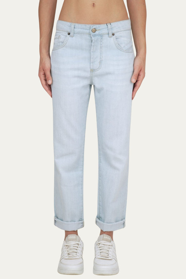 Jeans boyfriend SAMMY tessuto slegato Soft - Denim Chiaro