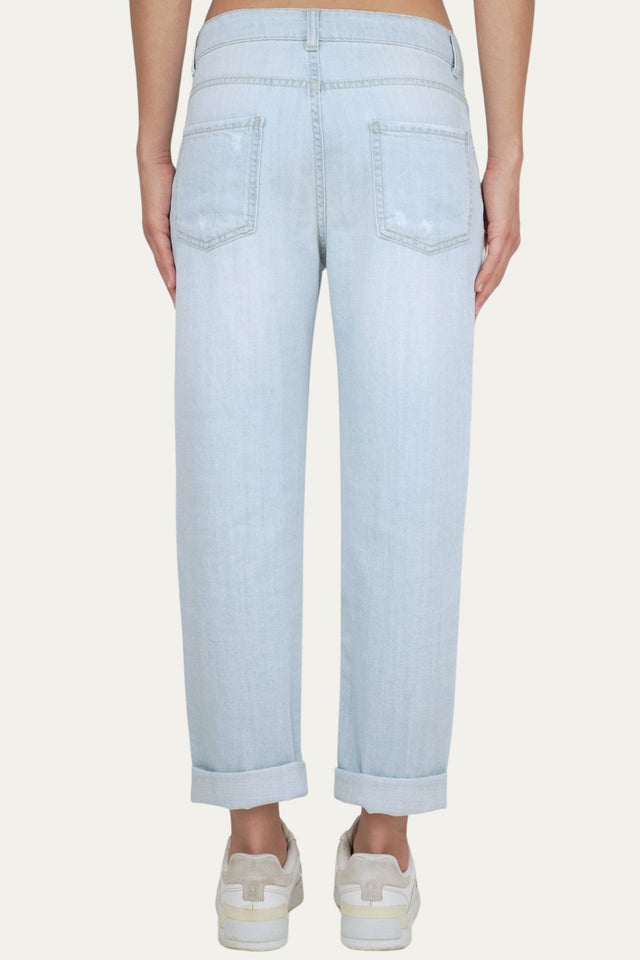 Jeans boyfriend SAMMY tessuto slegato Soft - Denim Chiaro