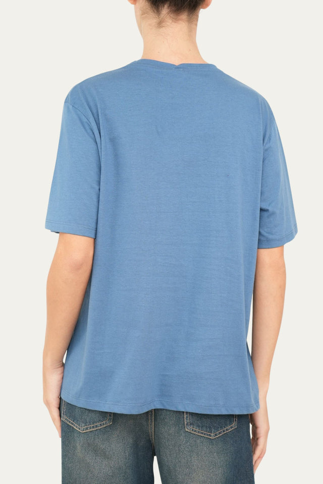 T-shirt girocollo - Lavagna