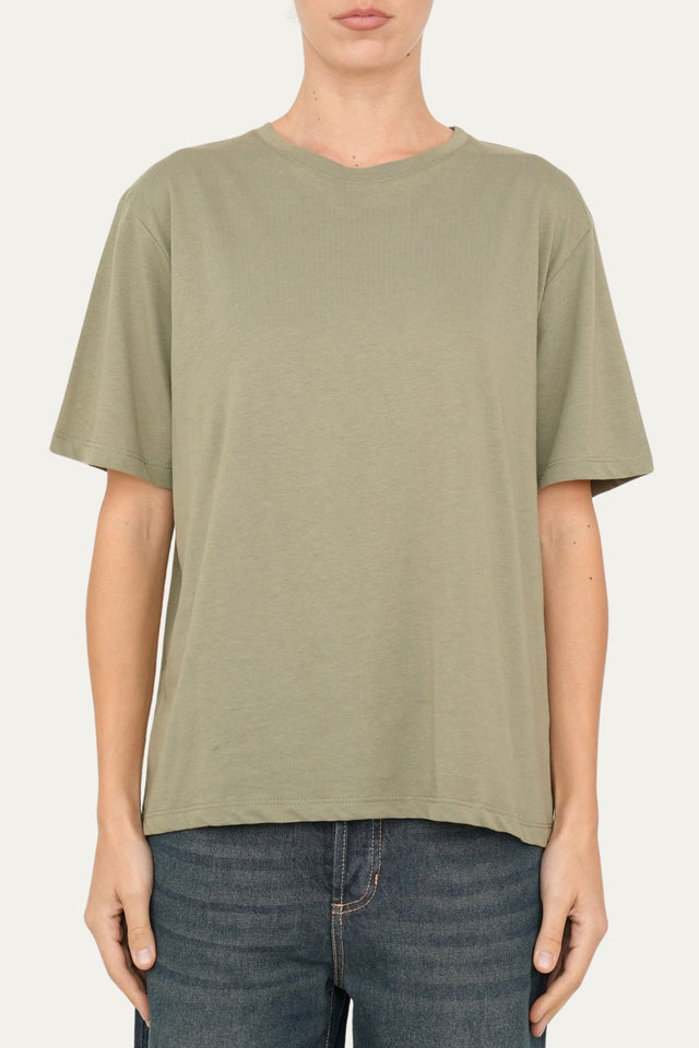 T-shirt girocollo - Verde Militare