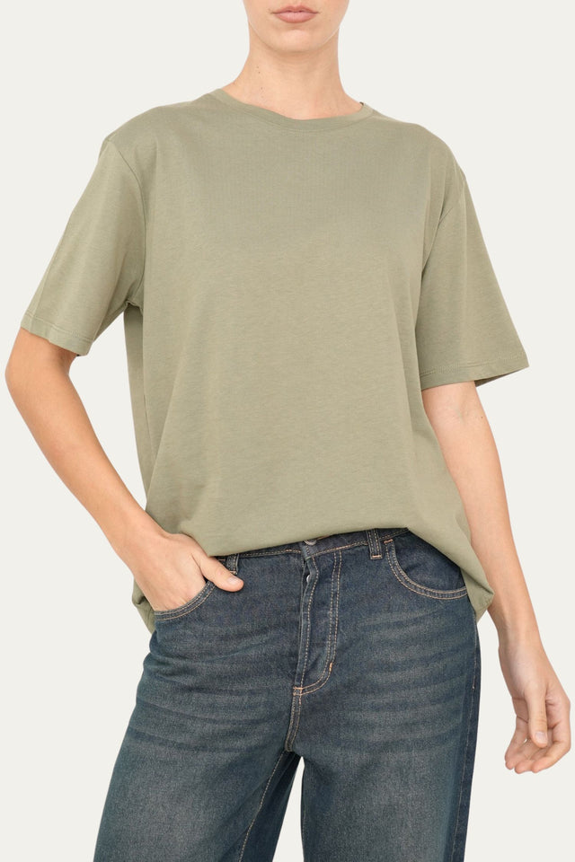 T-shirt girocollo - Verde Militare