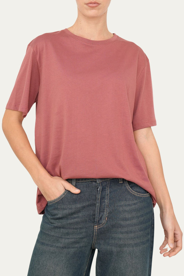 T-shirt girocollo - Vino