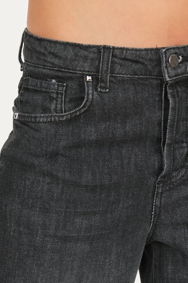 Jeans palazzo DEA tessuto Comfort - Denim Nero