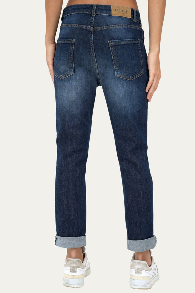 Jeans boyfriend SAMMY tessuto Comfort - Denim Blu