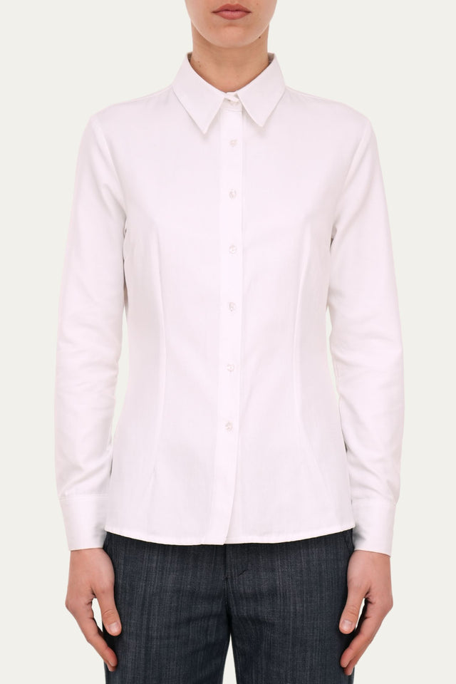 Camicia Oxford slim fit - Bianco