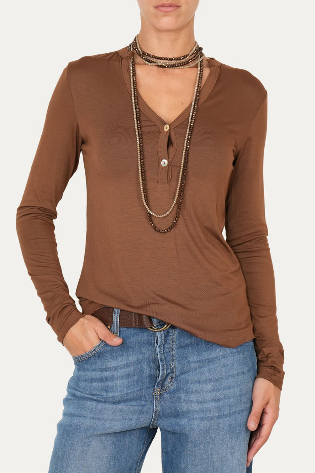 Blusa CHERI - Moka