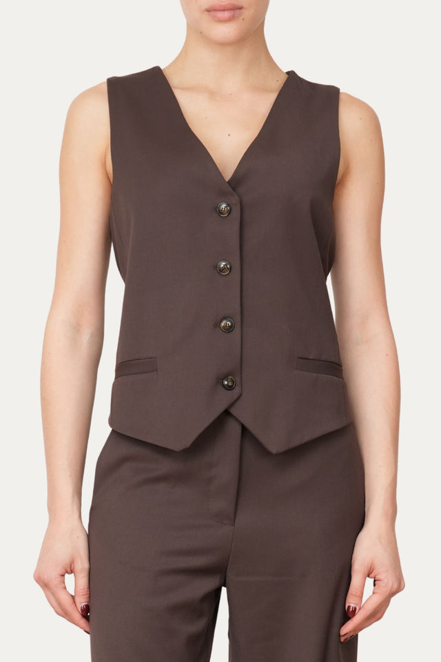 Gilet sartoriale - Moro