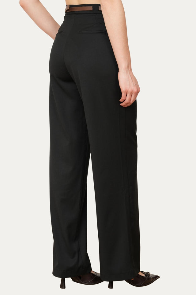 Pantalone palazzo sartoriale - Nero