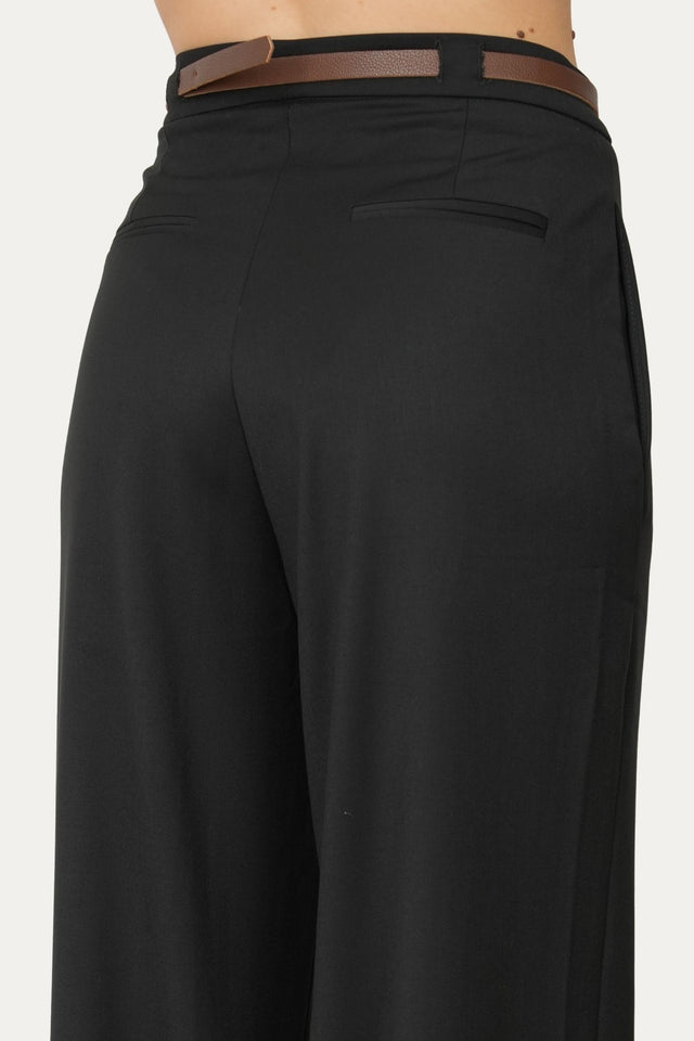 Pantalone palazzo sartoriale - Nero