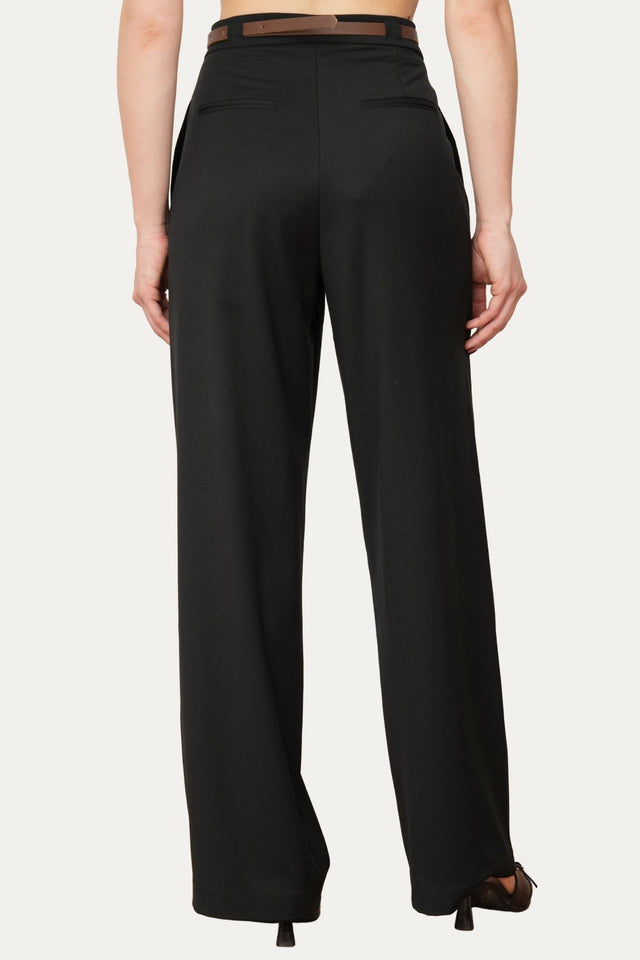 Pantalone palazzo sartoriale - Nero