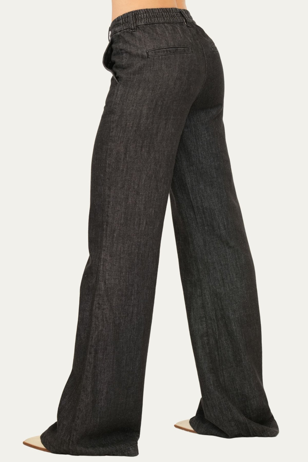 Jeans Lia tessuto slegato Light - Nero