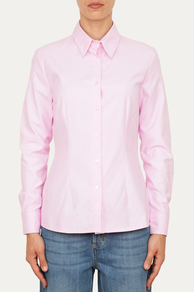 Camicia Oxford slim fit - Rosa