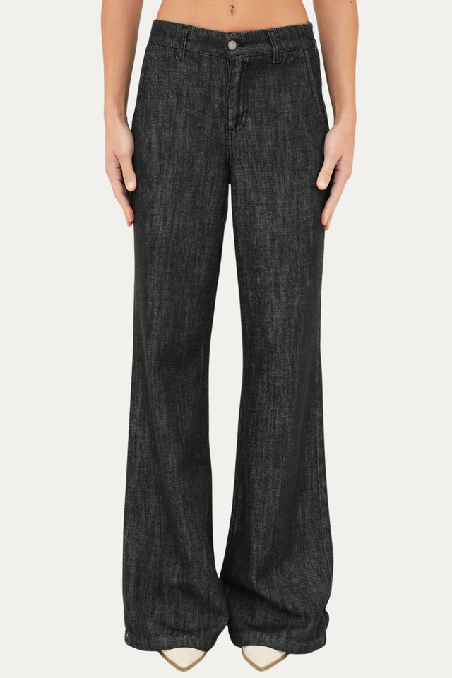 Jeans LIA tessuto slegato - Nero