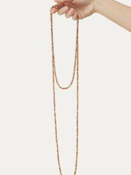 Collana punto luce - Ambra d'ametista