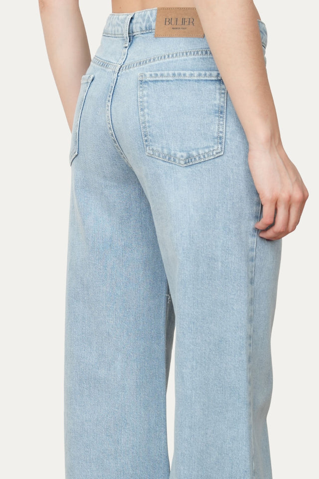 Jeans palazzo DEA tessuto Comfort - Light Wash