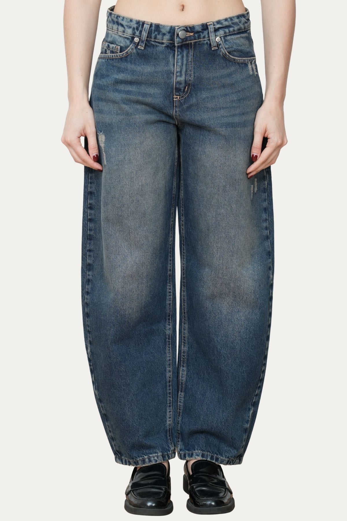 Jeans Balloon - Sporcato Rosa
