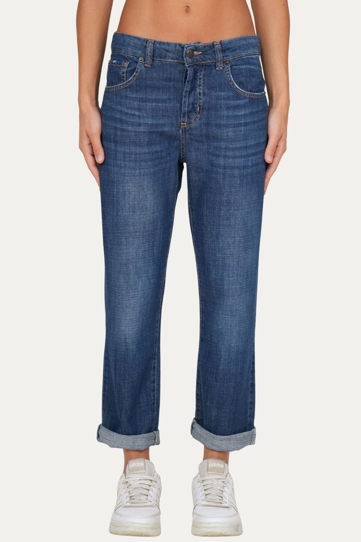 Jeans boyfriend SAMMY tessuto slegato Soft - Denim Blu