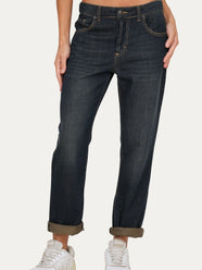 Jeans boyfriend SAMMY tessuto slegato Soft - Denim Thè