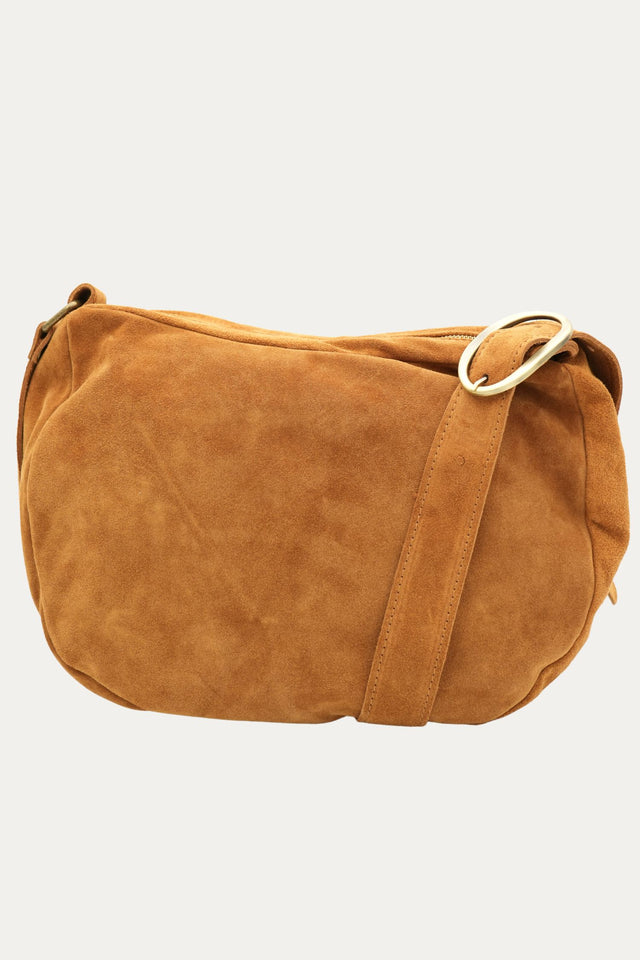 Borsa AMY in camoscio - Cuoio