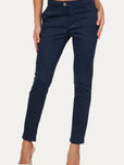 Pantalone CHINO in cotone gabardina - Blu