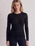 Cachemirina ultralight girocollo - Nero