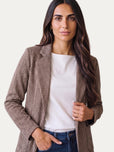 Giacca spigata monopetto classy - Moro Beige