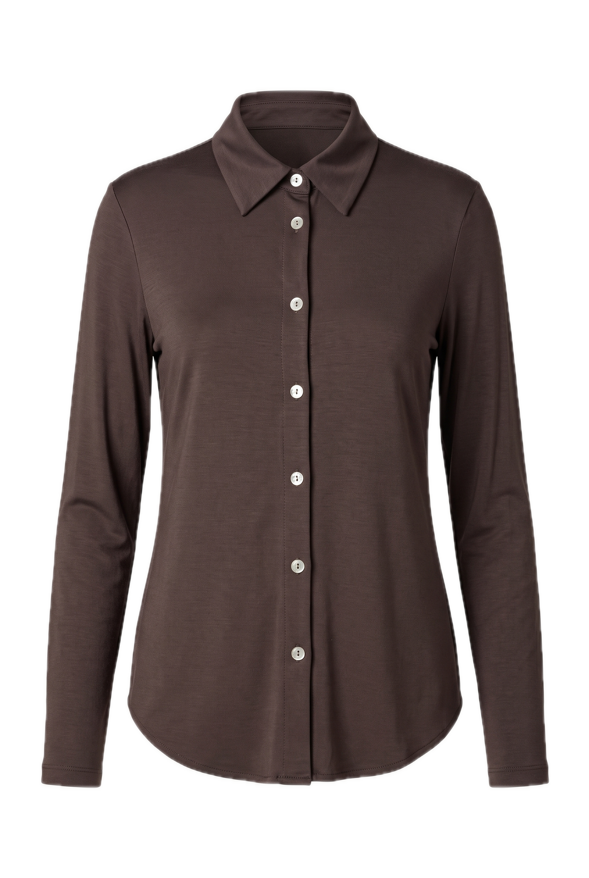 Camicia Jersey di Viscosa MILLY - Moro