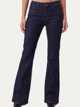Jeans a zampa JANE in tessuto comfort - Denim Zero