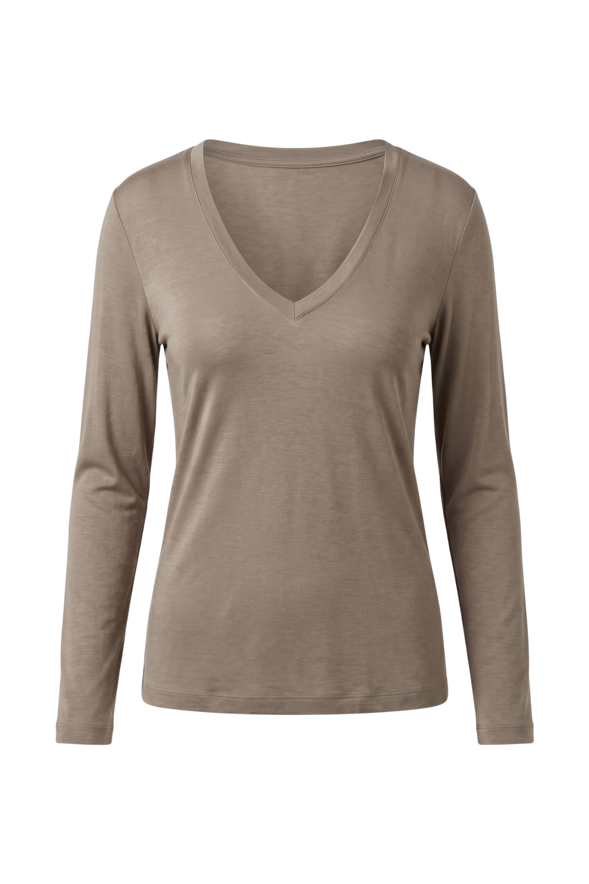 Cachemirina ultralight scollo a V - Taupe