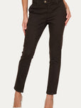 Pantalone CHINO in cotone gabardina - Moro