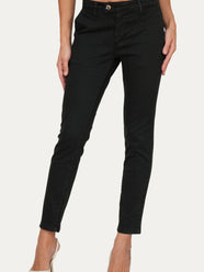 Pantalone CHINO in cotone gabardina - Nero
