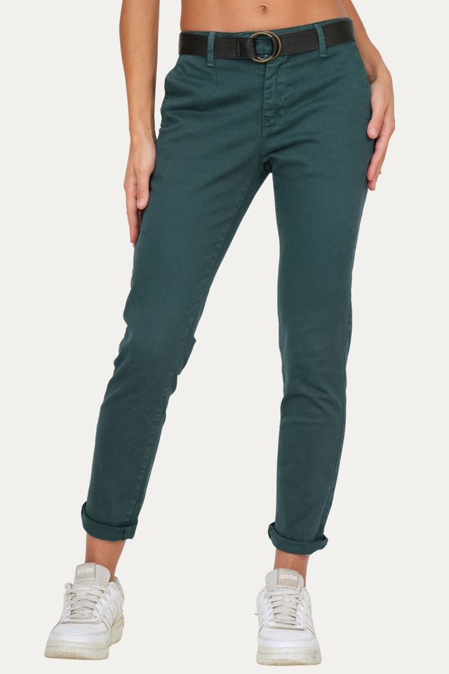 Pantalone CHINO in cotone gabardina - Ottanio