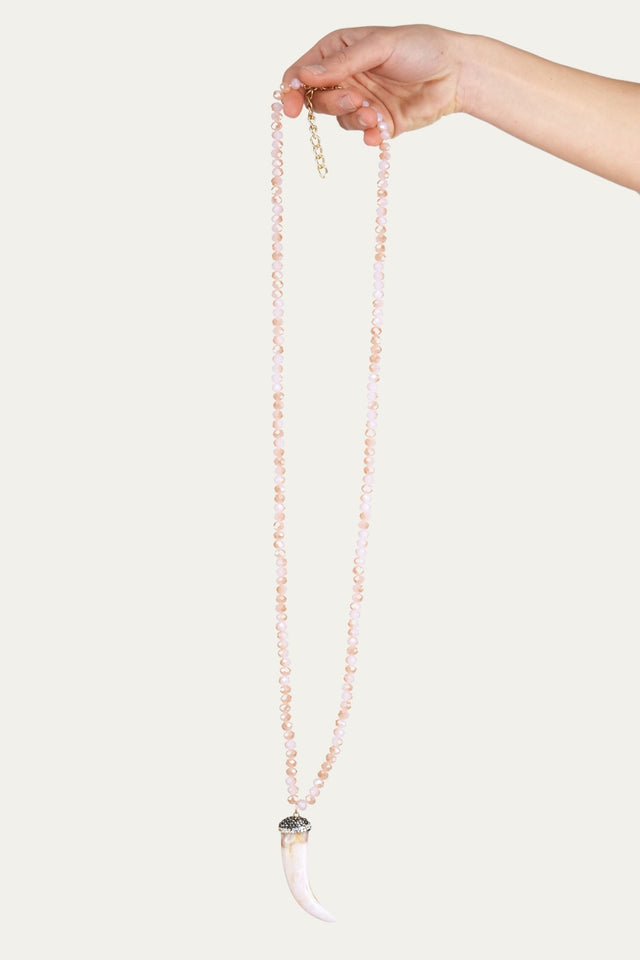 Collana cornetto - Rosa Mix Nude