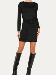 Tubino elegante con intreccio - Nero