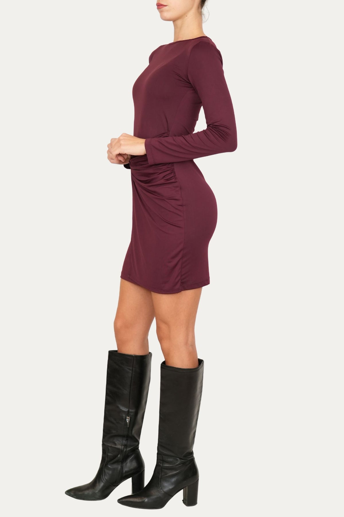 Tubino elegante con intreccio - Amarone