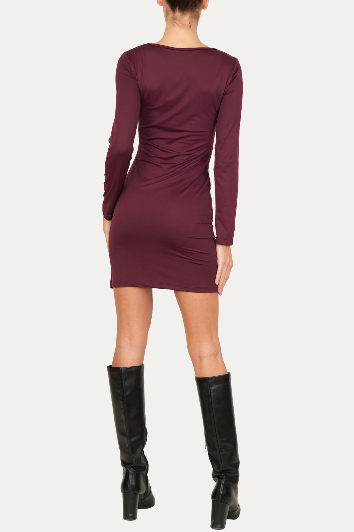 Tubino elegante con intreccio - Amarone