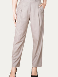 Pantalone sigaretta sartoriale - Greige