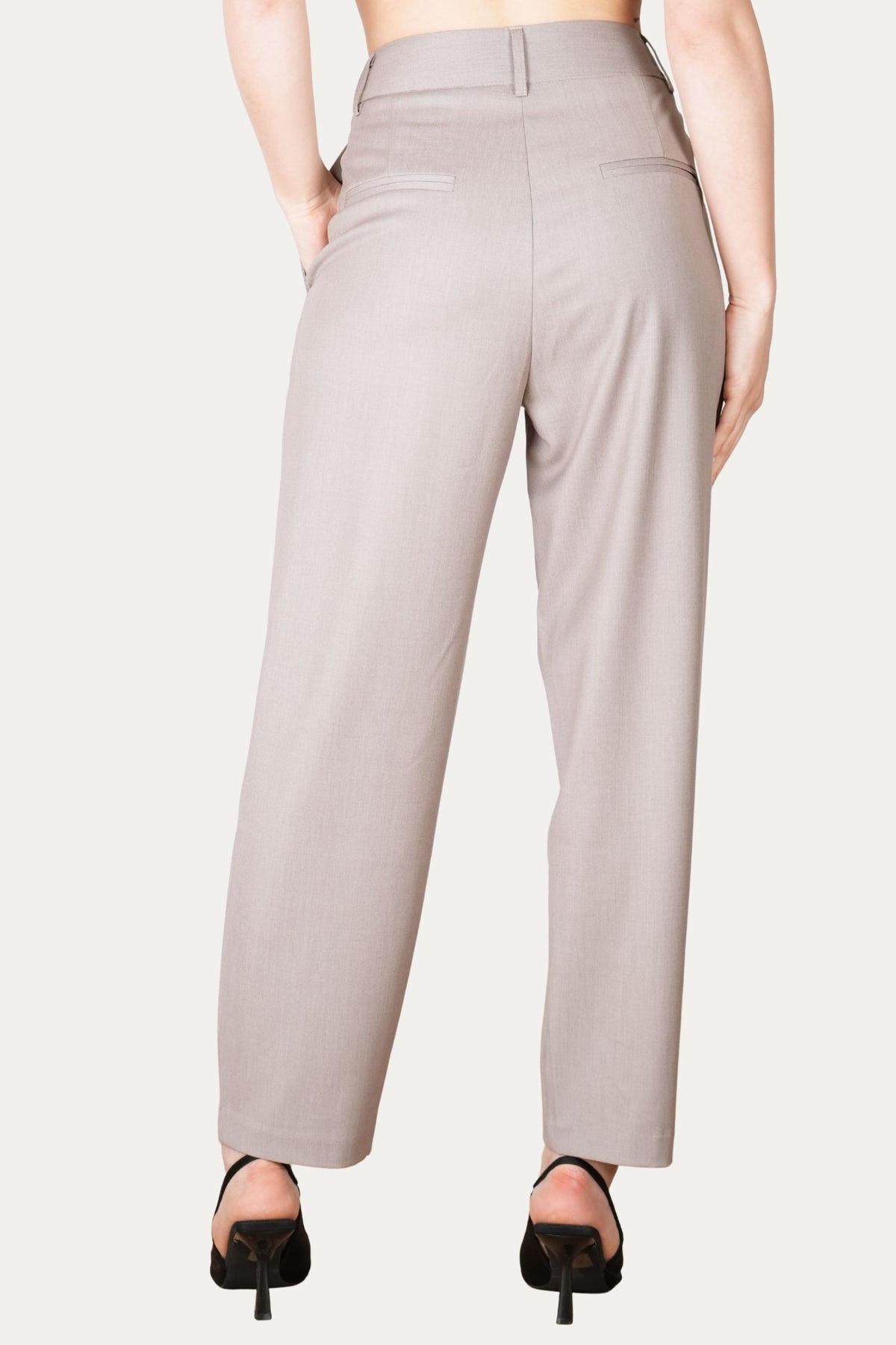 Pantalone sigaretta sartoriale - Greige