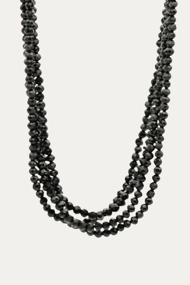 Collana punto luce PERLE PICCOLE - Nero