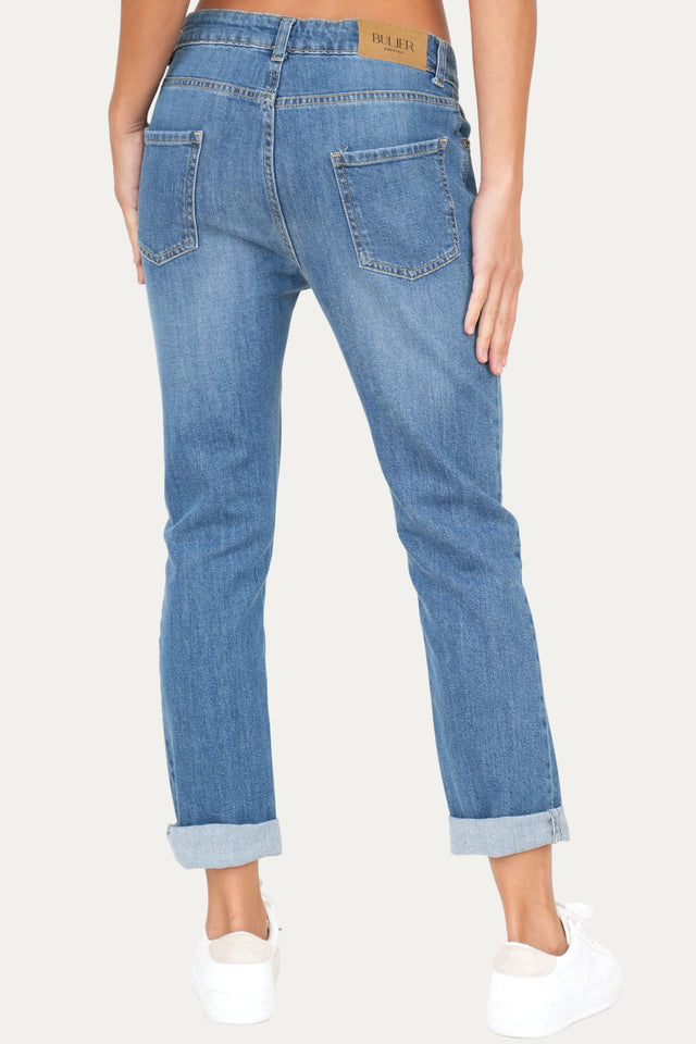 Jeans boyfriend SAMMY tessuto Comfort - Denim Blu Light