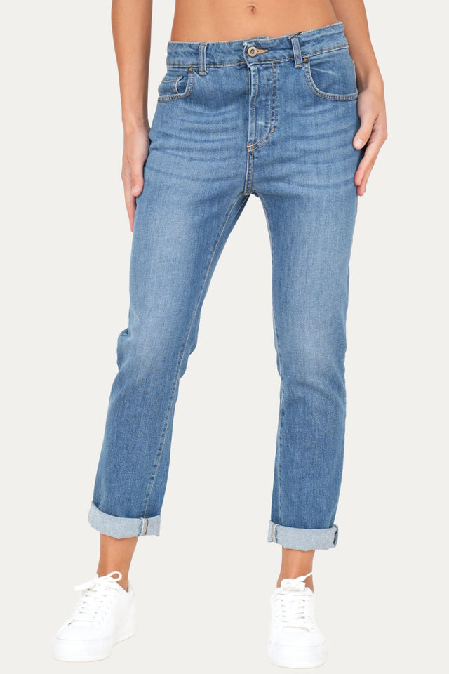 Jeans boyfriend SAMMY tessuto Comfort - Denim Blu Light
