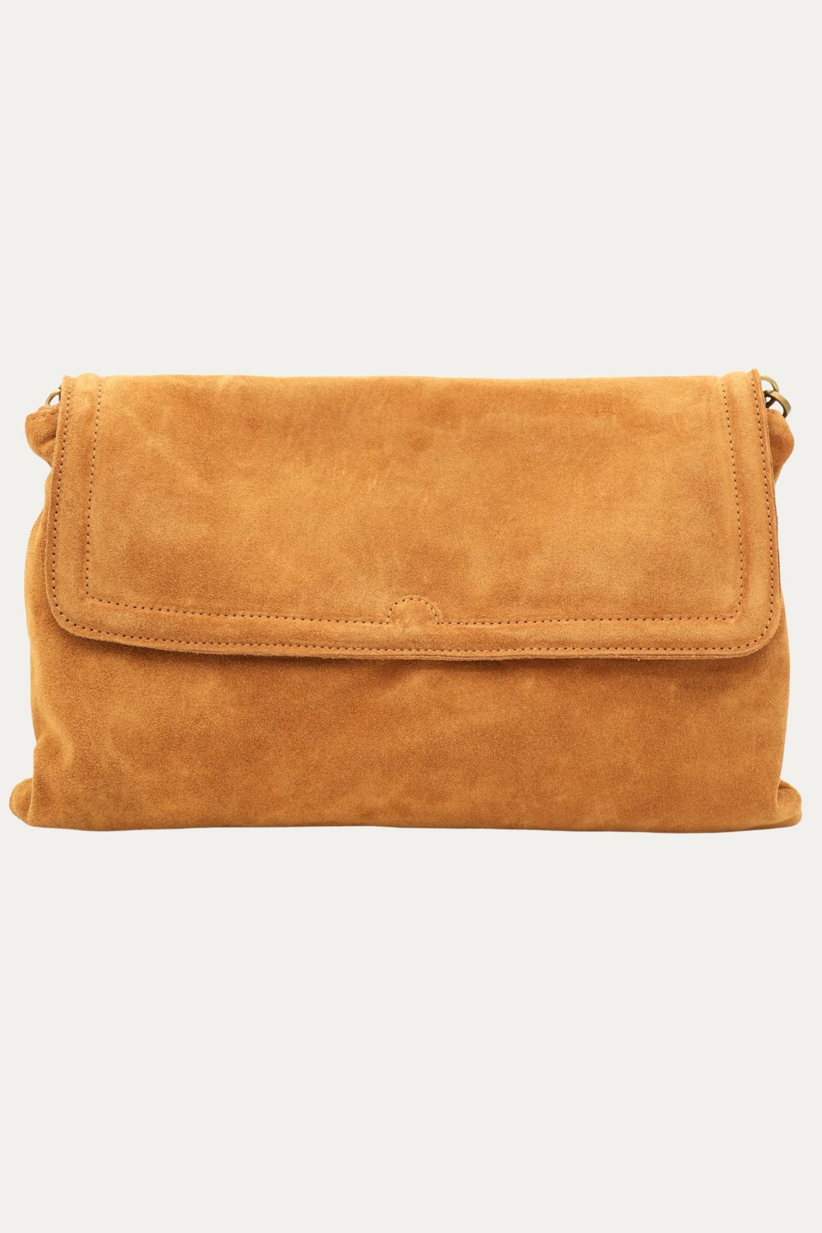 Pochette LUA in camoscio - Cuoio